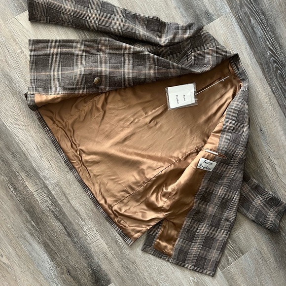 NWT Acne Studios herringbone oversize blazer - Picture 8 of 16